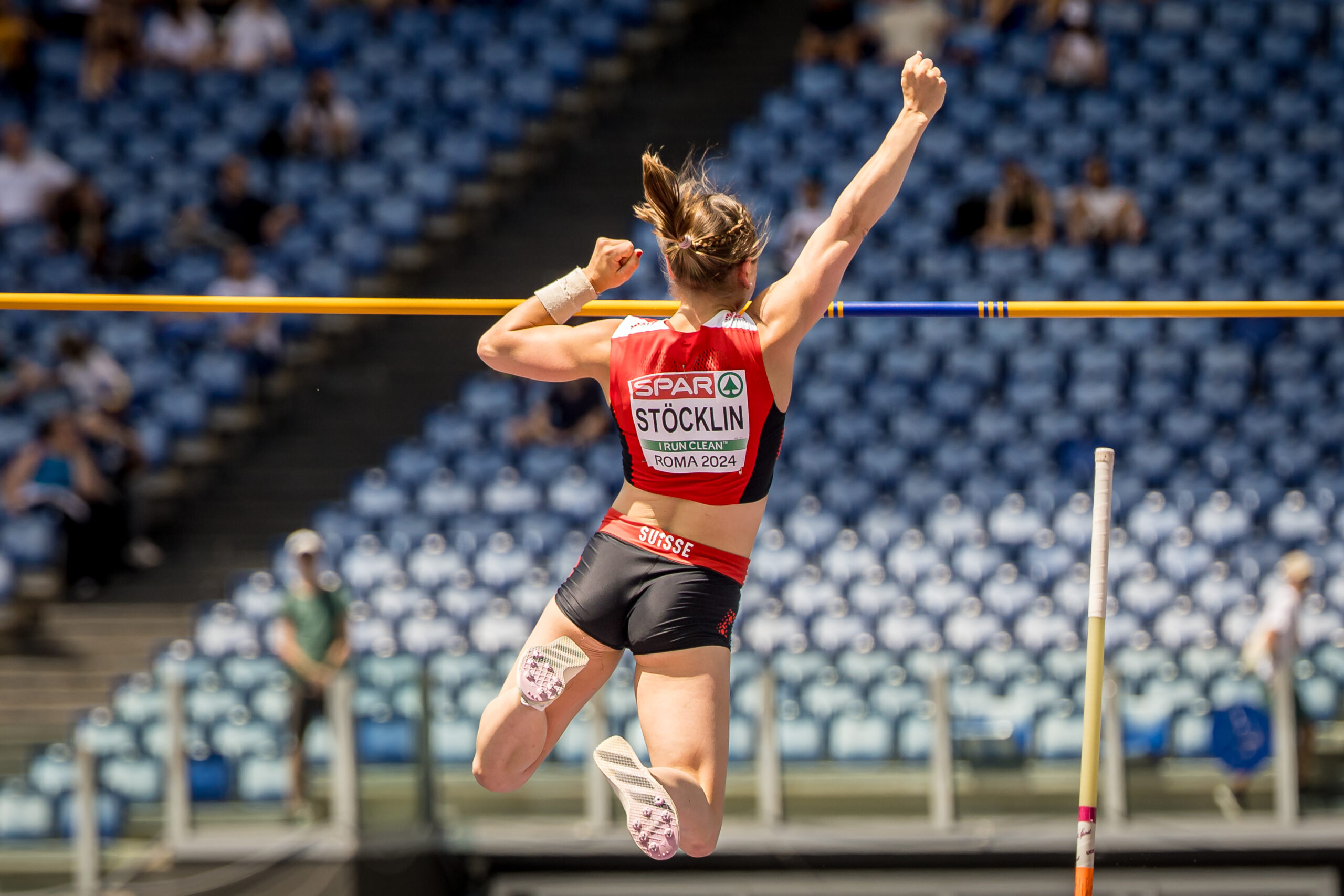 Pascale Stöcklin springt in den EM-Final im Stabhochsprung